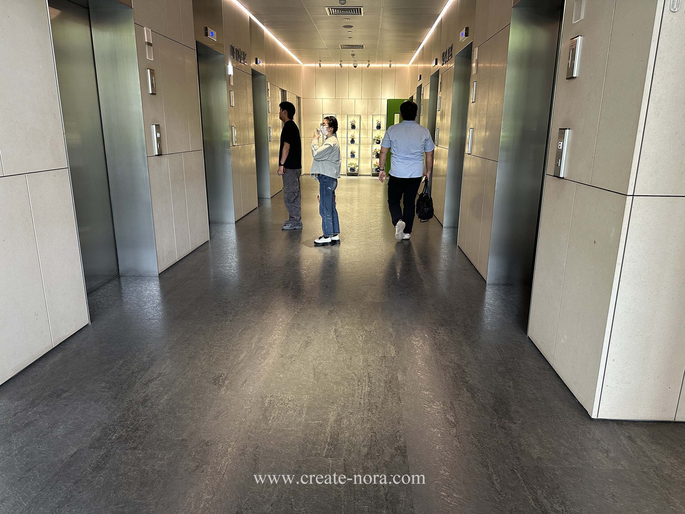 the photo of nora rubber flooring in Huicheng International Tower 5
